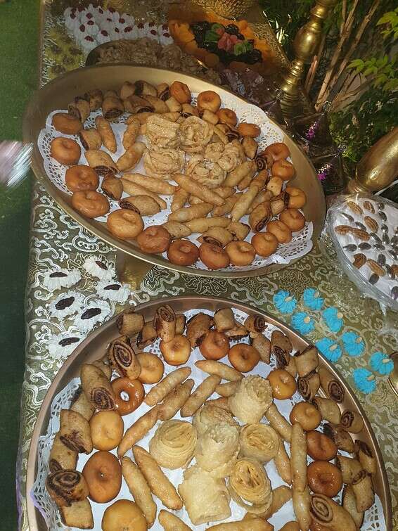 מימונה אצל משפחת אמסלם בהרצליה // צילום: שמעון יעיש